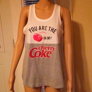 🍒Cherry Coke tank top M🍒